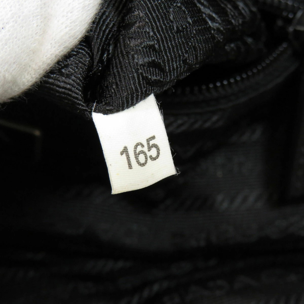 Prada logo plate Black Shoulder Crossbody bag - Picture 7 of 11